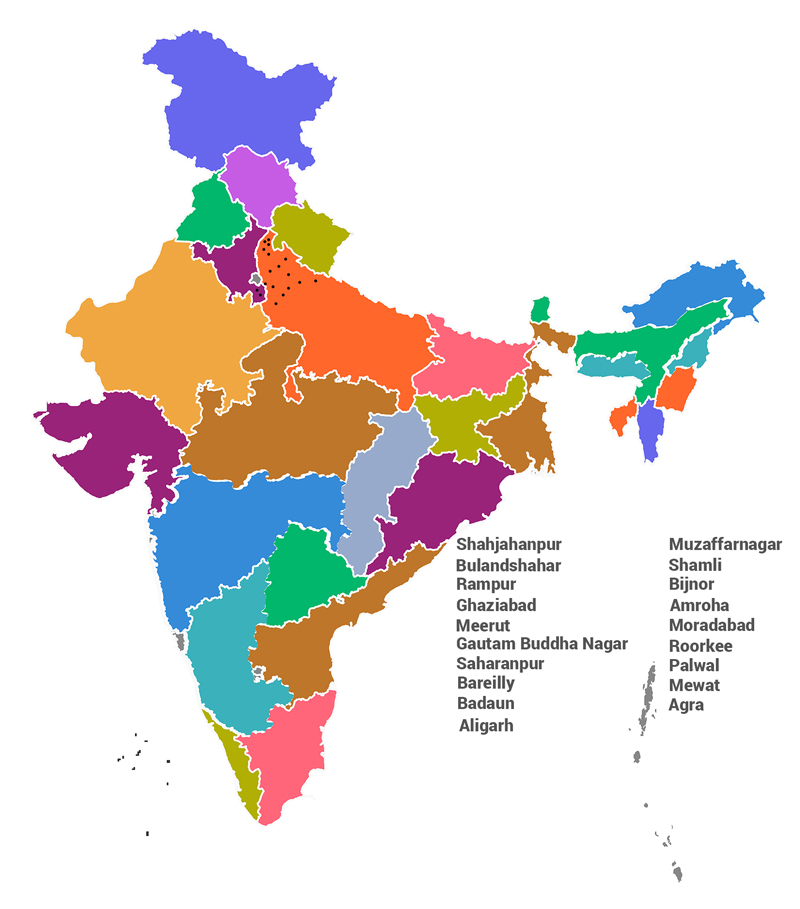 Indian Map, India Map